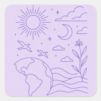Calcomanía de Creación Minimalista