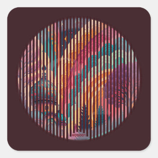 Calcomanía de cúpula de ráfaga de color #00001 – P