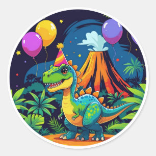 Calcomanía de Dino Rugido Nocturno