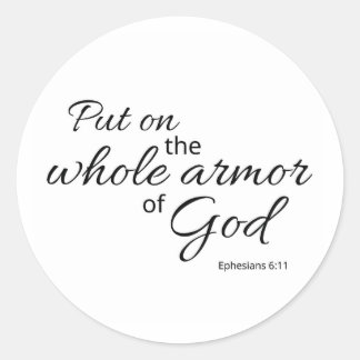 Calcomanía de Efesios 6:11