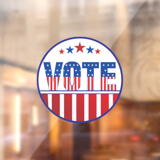 Calcomanía de elecciones de voto (Hoja 2)