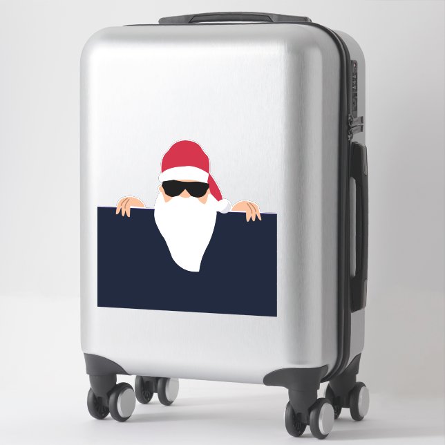 CALCOMANÍA DE EQUIPAJE O COCHE DE PAPÁ NOEL (Maleta)