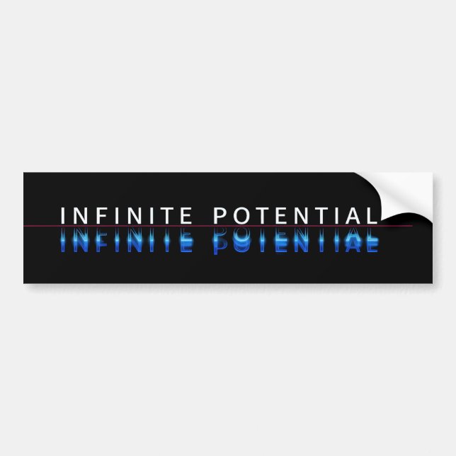 Calcomanía de error de potencial infinito (Frente)