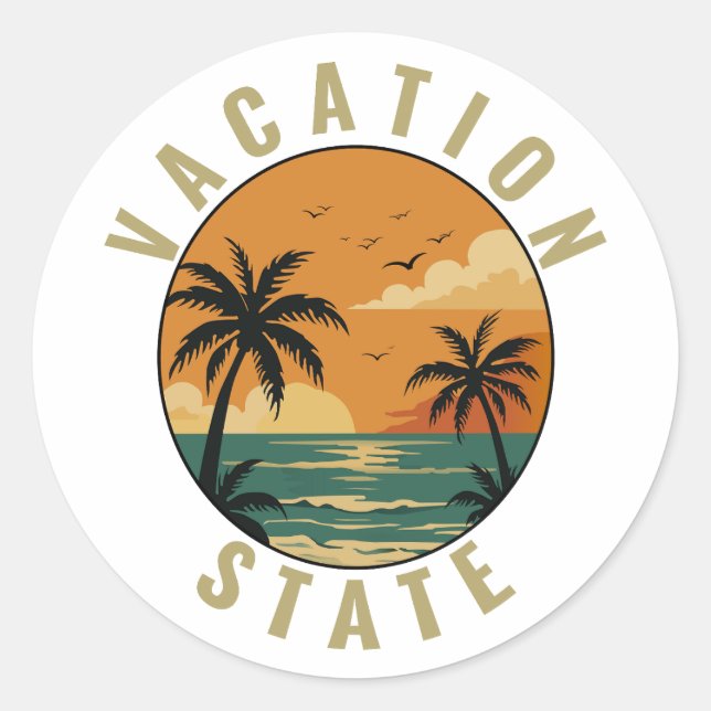 calcomanía de estado de vacaciones (Anverso)