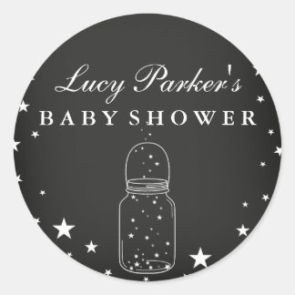 Calcomanía de estrellas nocturnas para baby shower