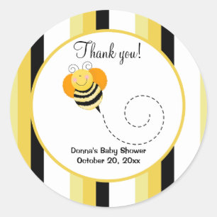 Calcomanía de Favor de Abejorro de Salto de Abeja