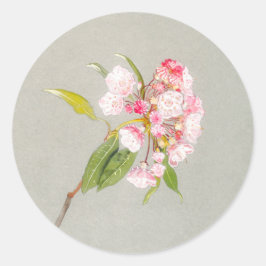 Calcomanía de Flor de Laurel de Montaña