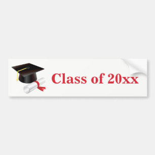 Calcomanía de graduación