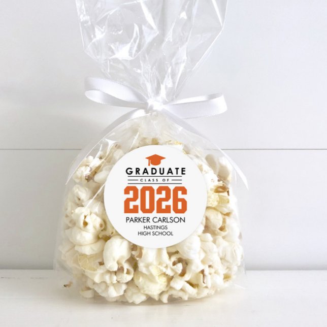 Calcomanía de graduación de la promoción 2026 de O (Subido por el creador)