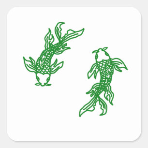 Calcomanía de Green Pisces Flowcrest – Agua Natura
