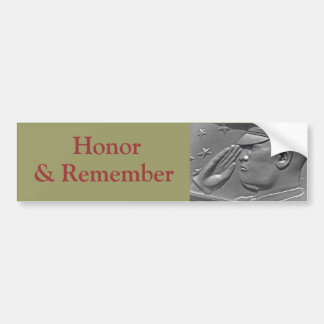 Calcomanía de héroes y veteranos de honor militar