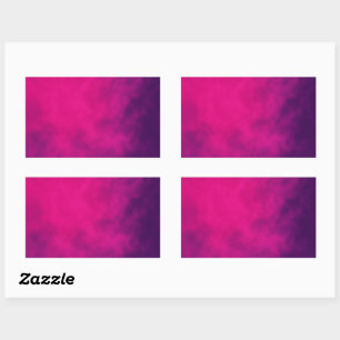Calcomanía de humo púrpura magenta - Personalizabl
