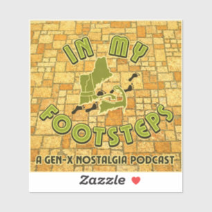 Calcomanía de In My Footsteps Podcast Alt. #1