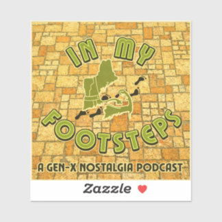 Calcomanía de In My Footsteps Podcast Alt. #1