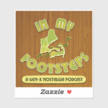 Calcomanía de In My Footsteps Podcast Alt. #2