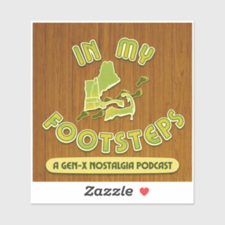 Calcomanía de In My Footsteps Podcast Alt. #2