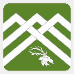 Calcomanía de insignia de la población de SCA Mist