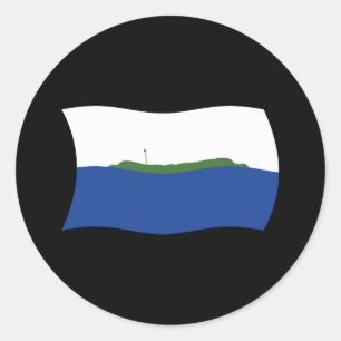 Calcomanía de la bandera de la isla de Navassa