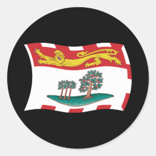 Calcomanía de la bandera de la Isla del Príncipe E