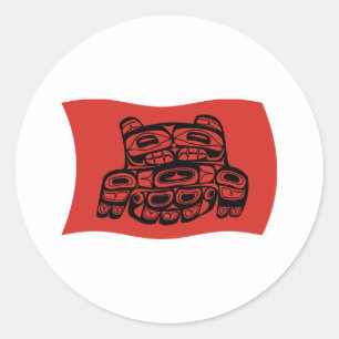 Calcomanía de la bandera de la tribu Skagit