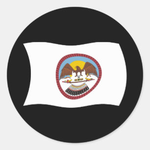 Calcomanía de la bandera de la tribu Ute