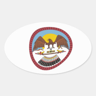 Calcomanía de la bandera de la tribu Ute