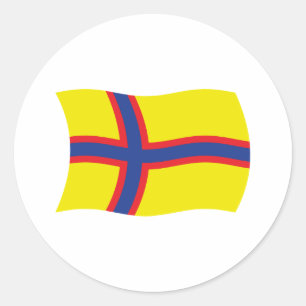 Calcomanía de la bandera de los finlandeses de Ing