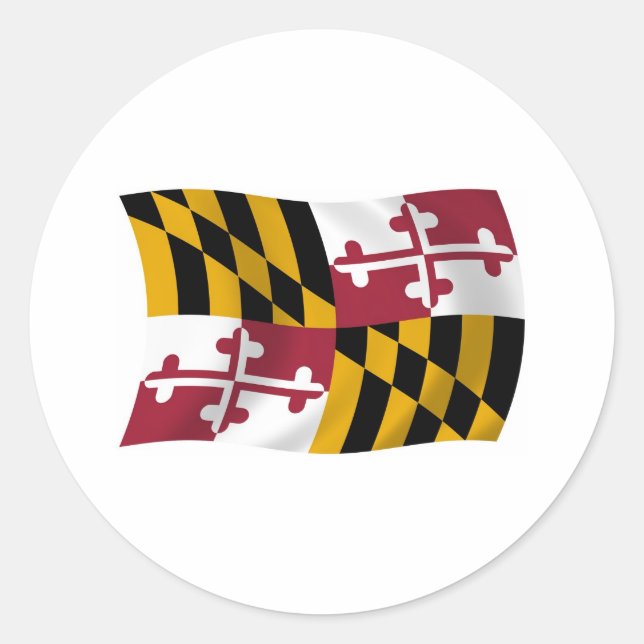 Calcomanía de la bandera de Maryland (Anverso)