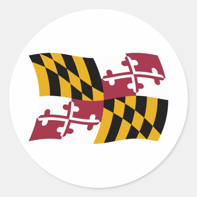 Calcomanía de la bandera de Maryland (Anverso)