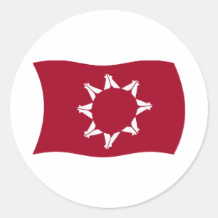 Calcomanía de la bandera de Oglala Lakota