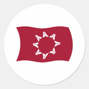 Calcomanía de la bandera de Oglala Lakota