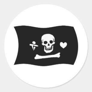 Calcomanía de la bandera de Stede Bonnet