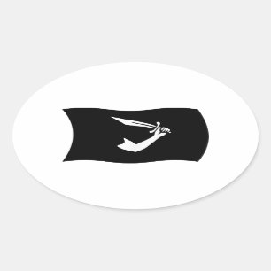 Calcomanía de la bandera de Thomas Tew