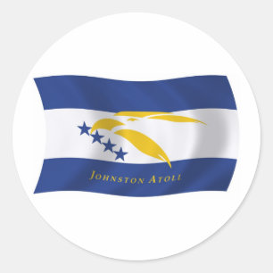 Calcomanía de la bandera del atolón Johnston