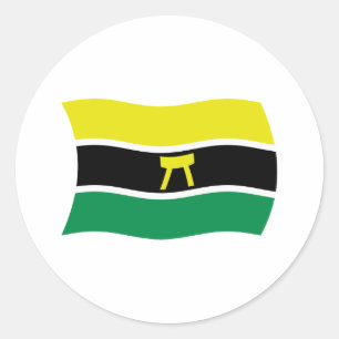 Calcomanía de la bandera del pueblo Ashanti
