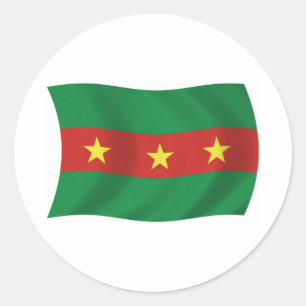 Calcomanía de la bandera del pueblo Ewe