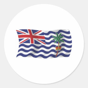 Calcomanía de la bandera del Territorio Británico