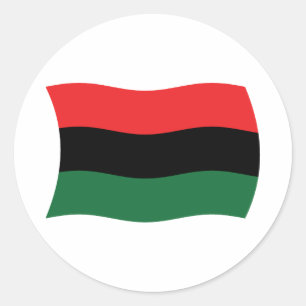 Calcomanía de la bandera panafricana (UNIA)