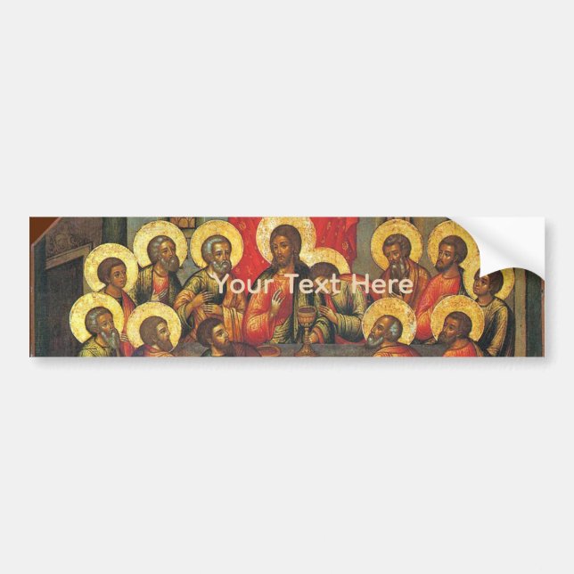 Calcomanía de la Cena del Señor (Frente)