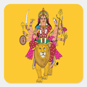 Calcomanía de la diosa Durga – Espíritu espiritual