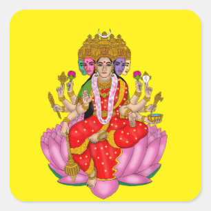 Calcomanía de la Diosa Gayatri