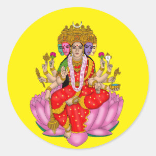 Calcomanía de la Diosa Gayatri