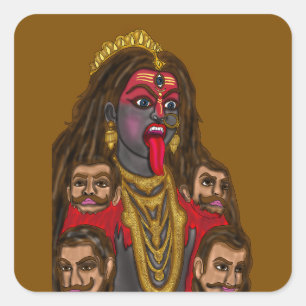 Calcomanía de la diosa Kali