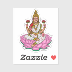 Calcomanía de la Diosa Lakshmi