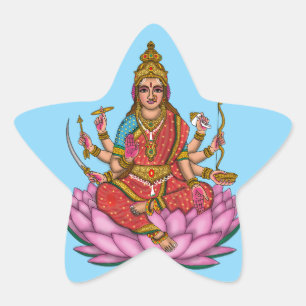 Calcomanía de la Diosa Lakshmi
