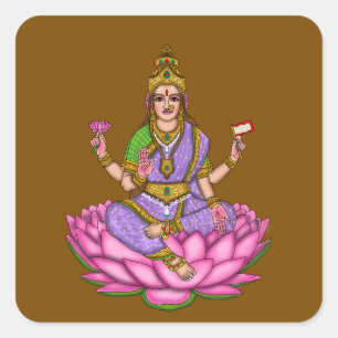 Calcomanía de la Diosa Lakshmi