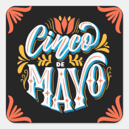 Calcomanía de la Plaza Cinco De Mayo