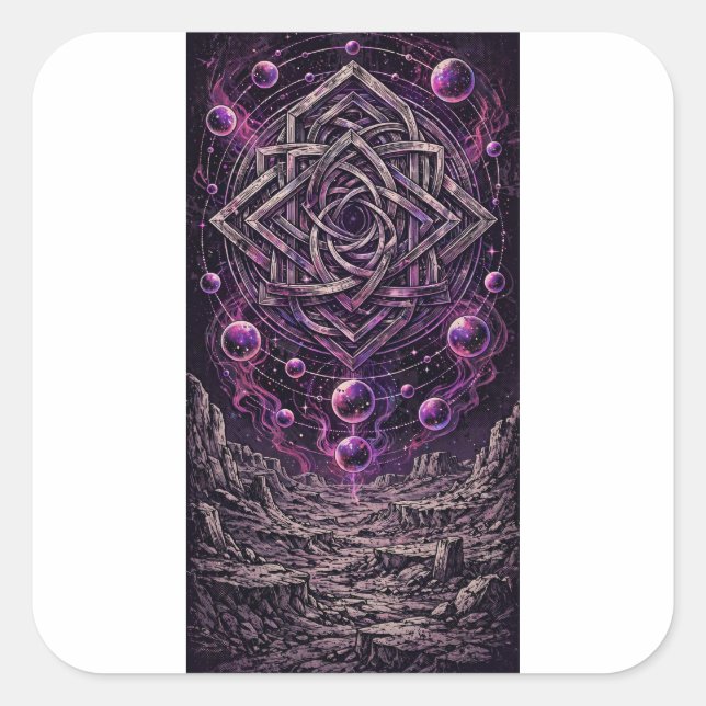Calcomanía de la Puerta de Yog-Sothoth (Anverso)