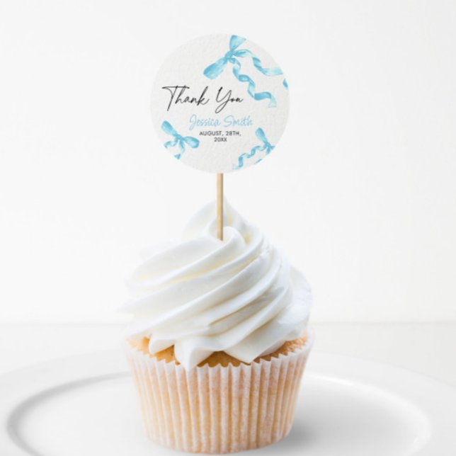 Calcomanía de lazo azul de agradecimiento (Subido por el creador)