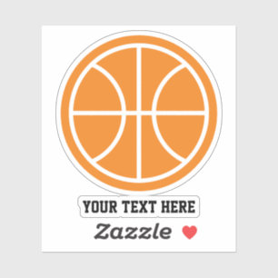 Calcomanía de logotipo de deportes de baloncesto g